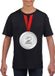 Bellatio Decorations Shoppartners Bv Zilveren medaille kampioen shirt zwart jongens en meisjes - Winnaar shirt Nr 2 kinderen 122/128