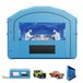 VEVOR Cabine de peinture gonflable 6,4x4,1x3 m Cabine de peinture tente bleue, avec ventilateur 1100W, filtration au charbon actif, fenêtre en PVC transparent, convient aux pick-ups de taille moyenne, grands meubles, portable