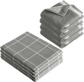 Byrklund Keuken- en Theedoeken set Do Dishes & Dry Hands Grijs - 8-delige Set - 100% Katoen