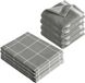 Byrklund Keuken- en Theedoeken set Do Dishes & Dry Hands Grijs - 8-delige Set - 100% Katoen