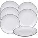 WellHome Set van 6 borden grijs