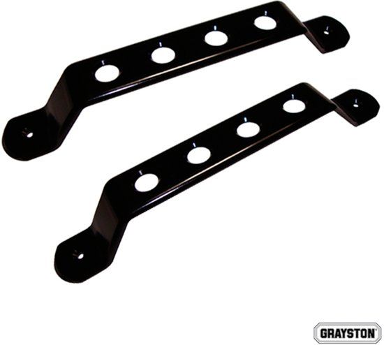 AutoStyle Set universele Racing deurgrepen - zwart aluminium