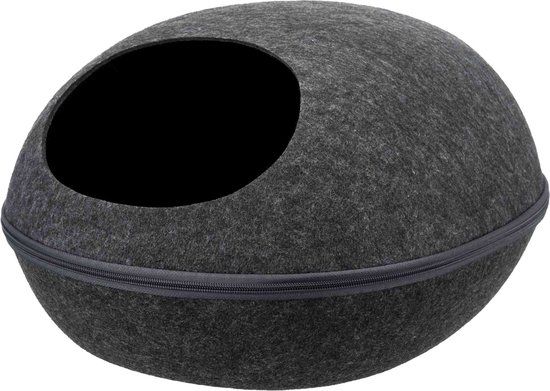Trixie Relax Iglo Liva Kattenmand - Antraciet - 40x24x47 cm