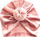 New Age Devi Baby Oud Roze Velvet Haarbandje - Tulband