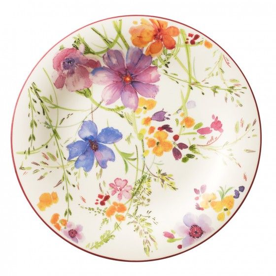 Villeroy & Boch Mariefleur Basic Salad Plate - 21cm - Porcelain - Multicolour - Round