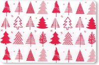 Unique Living Placemat Xmas Tree 30x45cm Red