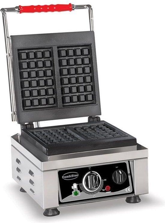 Combisteel Wafelijzer Deluxe - 300x320x(h)300mm - 2,2 kw