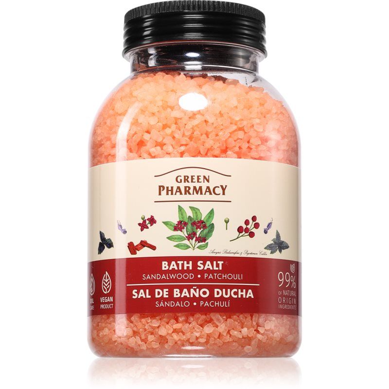 Green Pharmacy Sandalwood & Patchouli Badzout 1000 gr