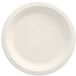 PAPSTAR Pure assiette en bagasse blanc 18 cm (50 pièces)