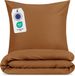 Blumtal Housse de couette Microfibre Nova - Lit simple - 140 x 200 cm - Orange