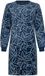 Pastunette Premium Nachthemd - Art Deco - Donkerblauw - Fleece - Maat 48