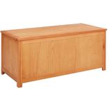 vidaXL Opbergbox Massief Eikenhout 110 x 45 x 45 cm