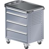 Lista Werkplaatswagen L3627 kunststof coating - 4 lades