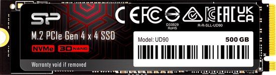 Silicon Power UD90 500 GB M.2 PCI Express 4.0 NVMe 3D NAND