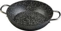 WECOOK! Granieten kookpan met lage inductie, 26 cm, gesmeed aluminium, 3 liter, PFOA-vrij, handgrepen van staal, geschikt voor alle fornuizen, glaskeramiek, gas, oven