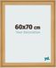 Your Decoration Cadre photo 60x70 cm MDF Pin Grain de bois Lazio
