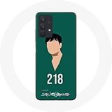 Maniacase Hoesje voor Samsung Galaxy A32 5G Inktvis spel Cho Sang woo nummer 218