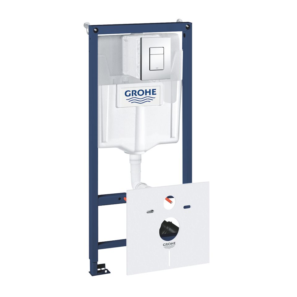 GROHE 38827000 Vervangingsonderdelen voor toiletspoeling staal multi