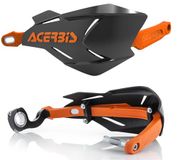 Acerbis 22397.313 Moto handbeschermers, zwart/oranje, maat unifit