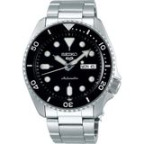 Seiko Heren Polshorloge SRPD55K1 Automatisch Zwart/Zilverkleurig