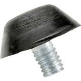 PB Fastener 110077 Stootbuffer Conisch Zwart (Ø x h) 14 mm x 6 mm 1 stuk(s)