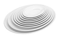 MELAMINE LACOR MELAMINE OVAAL DIENBLAD 458X348X30 MM.