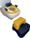 Ibenzoa® Chaise enfant sûre et confortable avec marchepied pliable pour table de toilette