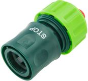 Verto Tuyau d'arrosage raccord avec arrêt (3/4″)