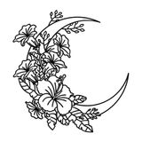 Hanah Home Stijlvol zwart decoratief metalen wandaccessoire, 70 x 66 cm