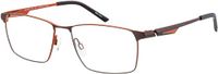 AD LIB Optische Prescription Eyewear Frames voor heren, donkerbruin, 57 (L)