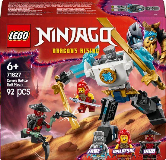 LEGO NINJAGO Zane's Battle Mech - 71827 Building Set