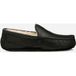 UGG® Ascot Men's Slipper Black Leather Size 41