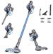Aspirateur sans fil, 30 minutes d'autonomie, éclairage LED, pose libre, adapté aux poils d'animaux