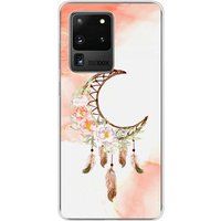 Samsung Galaxy S20 Ultra dreamcatcher lune bedrukt siliconen hoesje