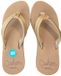 Reef Cushion Breezegolden Hour Dames Slippers - Gebroken wit/Zand - Maat 37,5