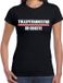 Bellatio Decorations Carnaval t-shirt Tullepetaonestad de gekste voor dames - zwart - Roosendaal - carnavalsshirt / verkleedkleding M