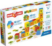 Geomag MagiCube Math Building Recycled - Magnetisch Rekenspeelgoed met Clips - 61-delig - Vanaf 3 jaar