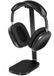 Ibenzoa® Robuuste Statief voor Hoofdtelefoons, Zware Ondersteuning Circum-auriculaire Modellen, Zwart Aluminium en ABS