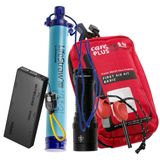 LifeStraw Noodpakket met zaklamp, powerbank, waterfilter, firesteel & EHBO-set