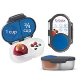 b.box Snackbox - Mini bentobox met 2 Lekvrije Vakken - Ideaal voor Peuters, Lunch & Snacks voor Kinderen - Voor een Heel Stuk Fruit - BPA-vrij