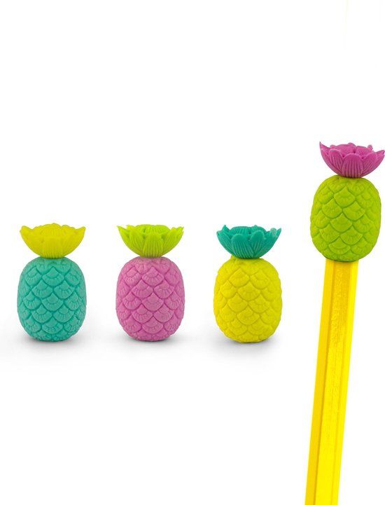 Mycrazystuff Mustard Desktop Gum - Totally Tropical - Set van 10 Stuks - Assorti