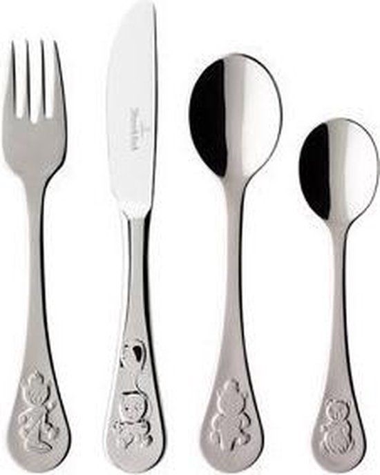 Villeroy & Boch Kinderbestekset - 4-delig - Zilver