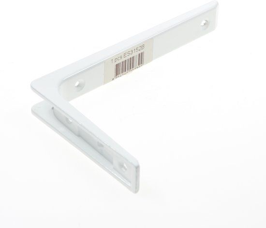 Dulimex Plankdrager Modern Aluminium Wit 100x150mm