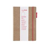 transotype senseBook RED RUBBER Design notitieboek, medium - ca. A5, blanco, met rode elastiek