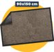 Pasper Deurmat binnen droogloopmat - 90 x 150 cm - Beige - Wasbaar - Anti-slip