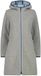 CMP Vrouwen wollen parka grigio mel. cristall blue