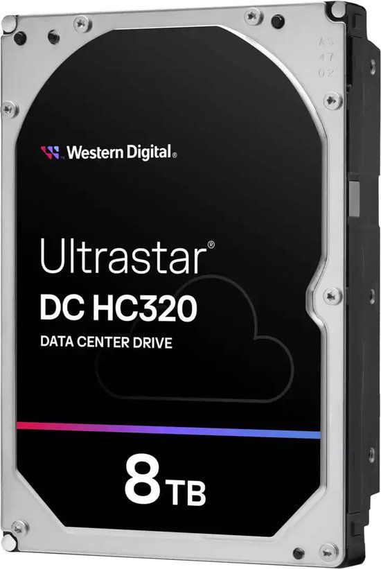 Western Digital Ultrastar DC HC320 8TB 3.5" SAS Hard Drive - 7200 RPM, 256MB Cache