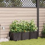 vidaXL Plantenbak Bruin 120 x 40 x 37,5 cm PP