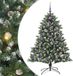 vidaXL Kunstkerstboom Groen 150 cm PVC en Plastic en Staal