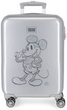 Joumma Bags Disney Mickey 100 - Micky Mouse - Handbagagekoffer - 55 cm - ABS - 34L - Grijs